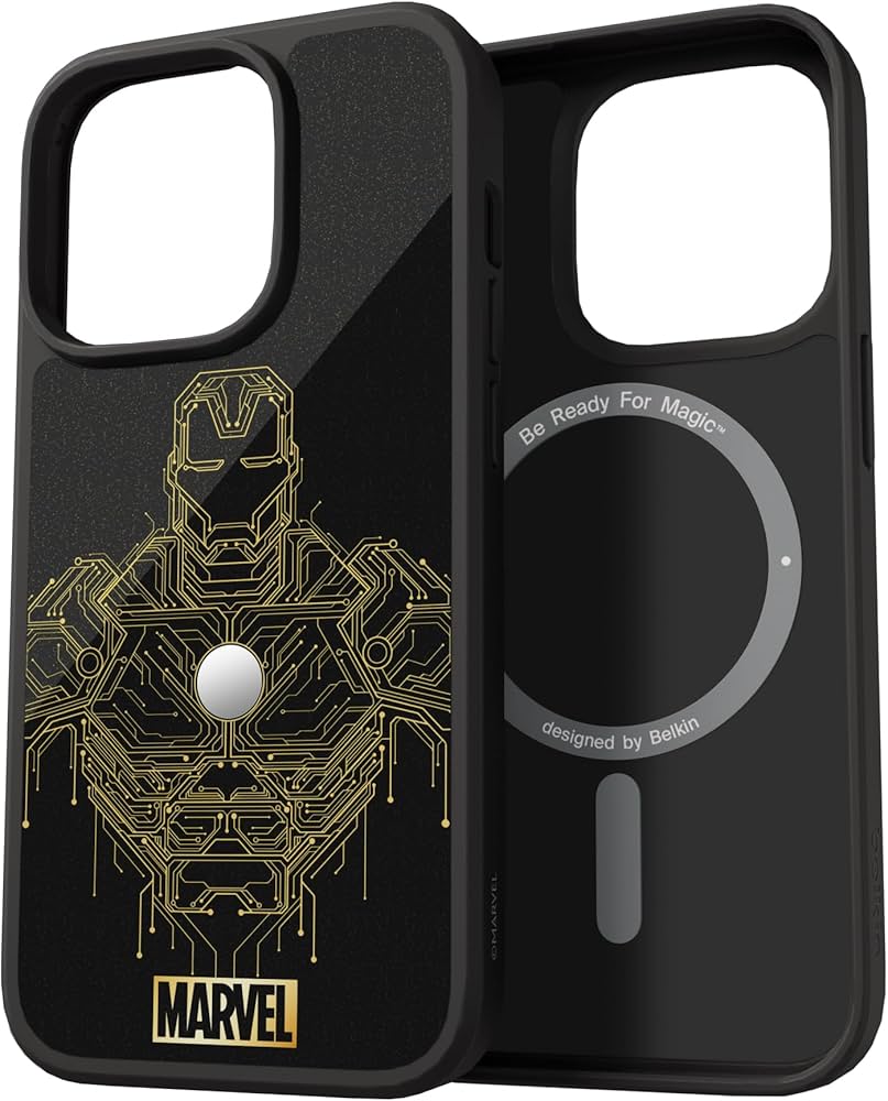 Belkin iPhone 15 Pro Max 磁吸抗菌保護殼-迪士尼系列(鋼鐵人)_鴻海嘉年華
