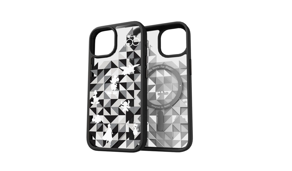 Belkin iPhone 15 磁吸抗菌保護殼-迪士尼系列(冰雪黑)_T