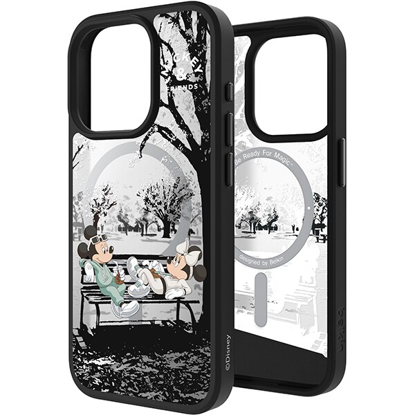 Belkin iPhone 15 Pro磁吸抗菌保護殼-迪士尼系列(米奇與米妮)_鴻海嘉年華