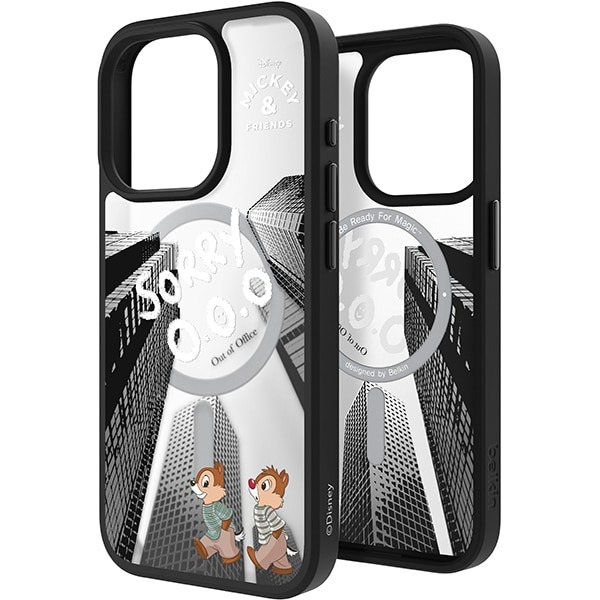 Belkin iPhone 15 Pro磁吸抗菌保護殼-迪士尼系列(奇奇與蒂蒂)_T
