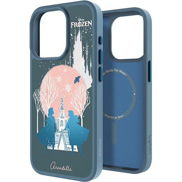 Belkin iPhone 15 Pro磁吸抗菌保護殼-迪士尼系列(冰雪奇緣)_T