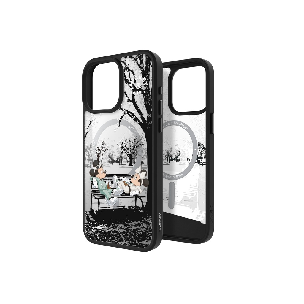 Belkin iPhone 15 Pro Max 磁吸抗菌保護殼-迪士尼系列(米奇與米妮)_鴻海嘉年華