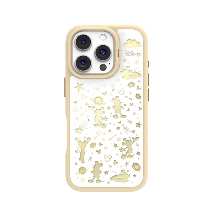 Belkin iPhone 16 Pro 磁吸抗菌保護殼-迪士尼系列(璀璨米奇白)_鴻海嘉年華