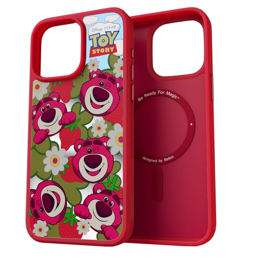 [MSA017qcPN-DY] Belkin iPhone 15 Pro 磁吸抗菌保護殼-迪士尼系列(熊抱哥)_T